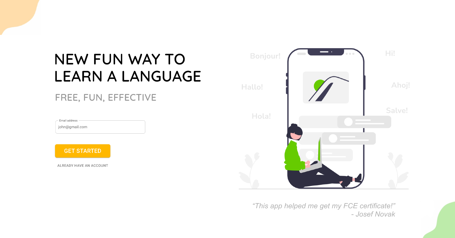 Aplikace na výuku angličtiny